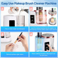 3 in 1 Electric Makeup Brush Cleaner Machine - 2/5 Hour Drying, One-Touch Touchscreen Makeup Brush Cleaner Machine, Universal Fit for All Brush