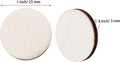 Boao 200 Pieces 1 Inch Unfinished Wood Slices round Disc Circle Wood Pieces Wooden Cutouts Ornaments for Craft and Decoration