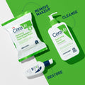 Cerave Hydrating Facial Cleansing Makeup Remover Wipes, Plant Based Face Wipes, Biodegradable in Home Compost, Face Wash Cloth, Suitable for