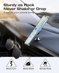 VICSEED for Magsafe Car Mount, [Military-Grade] [Upgraded High & Low Temp Resistance] Magnetic Phone Holder for Car Dashboard, 360 Rotatable Car