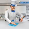 MR.SIGA Microfiber Cleaning Cloth, Pack of 24, Size:12.6" X 12.6
