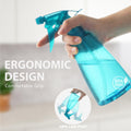 Spray Bottles 3-Pack, 16 Oz, Mist & Stream, Plastic Water Spray Bottle for Hair, Essential Oils, Plants, Cleaning Solutions, BBQ, Cat Dog