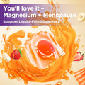Magnesium Glycinate Gummies for Women, High Absorption Magnesium Supplement with Menopause Support Blend, Magnesium & Hormone Balance for Sleep