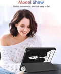 For Samsung Galaxy Tab A7 Lite Case 8.7 Inch Cute Women Girls Kids Folio Cover Teens Astronaut Design Unique with Pencil Holder Auto Sleep/Wake