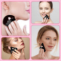 Pimoys 6 Pcs Powder Puff Face Soft Triangle Makeup Puff Velour Makeup Sponge Beauty Blender Mother'S Day Gifts for Loose Powder (Black)
