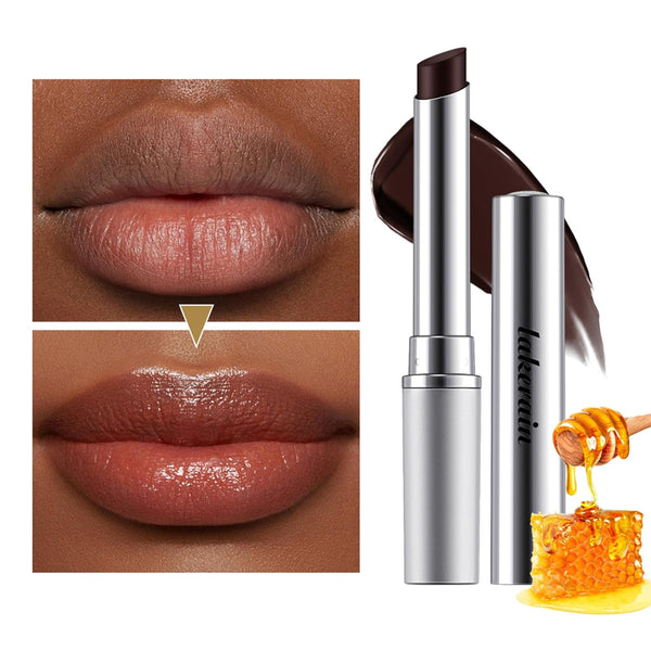2PCS Honey Lipstick Tinted Lip Balm - Sheer Hydrating Lipstick for All Skin Tones - Moisturizing Lip Color, Nourishing Lip Balm with a Hint of