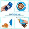 Chuangdi 8 Pcs Jar Opener Rubber Jar Gripper Pads 5'' round Coasters Heat Insulation Pad Trivet Non Tear Multi-Purpose Bottle Lid Openers for
