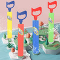 Water Guns Shooter 6 Pack, Super Foam Soakers Blaster Squirt Guns, Pool Noodles Toy with Plastic Handle Summer Swimming Beach Garden Fighting