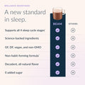 Beam Dream Sleep Powder, Natural Sleep Aid and Magnesium Hot Cocoa Drink for Adults, Calming Sleep Supplement with Apigenin, Nighttime Sleep Drink