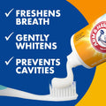 ARM & Hammer Toothpaste Plus TheraBreath Breath Fresheners, ICY Mint Flavor, Teeth Whitening Toothpaste, Anticavity Fluoride for Bad Breath, 5.5