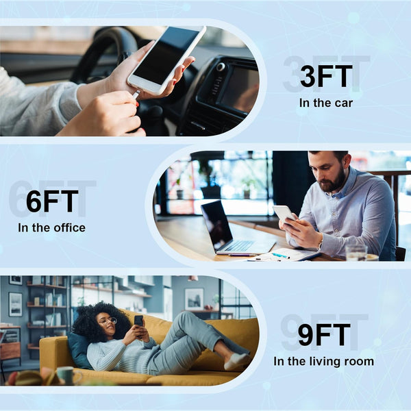 6Pack(3/3/6/6/6/9 FT) Original [Apple Mfi Certified] Iphone Charger Fast Charging Lightning Cable Iphone Charger Cord Compatible Iphone