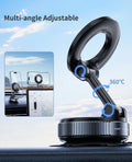 Vacuum Magnetic Phone Holder for Car,Suction Cup Phone Mount,Foldable Vacuum Magnetic Phones Stand,Magnet Car Mount for All Smartphones & All