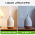 Innogear Oil Diffuser, 150ML Ceramic Diffuser for Essential Oils Handcrafted Aromatherapy Diffuser Ultrasonic Cool Mist Humidifier with 2 Mist