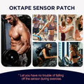 OK TAPE Adhesive Patches for MEDTRONIC Guardian and Other Sensor, Waterproof & Sweatproof CGM Patches, Long Last Sensor Patches 15 PCS, Beige