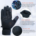 Drasry Neoprene Fishing Gloves Touchscreen 3 Cut Fingers Warm Cold Weather Suitable for Men and Women Ice Fishing Fly Fishing Photography