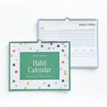 Habit Tracker Calendar & to Do List Planner, Spiral Bound Habit Tracker with Writable Goals, 12 Months Undated, 8"X10â