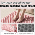 Lmljoo Silicone Cushion Portable Foot Reflexology Pad Foldable Foot Massage Mat Pressure Point Massage Mat Anti-Fatigue Standing Desk Standing Pad