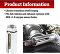 Zlirfy 5PCS Oxygen Sensor Removers,Automotive Oxygen Sensor Socket Wrench Remover Tool and Thread Chaser Set,O2 Oxygen Sensor Socket Set for