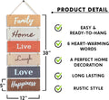 Hanging Wall DÃ©cor Sign - Welcome Vertical Wall Art Decorations, Rustic Home Accessories for Living Room, Bedroom, Family, Dining, and Kitchen,