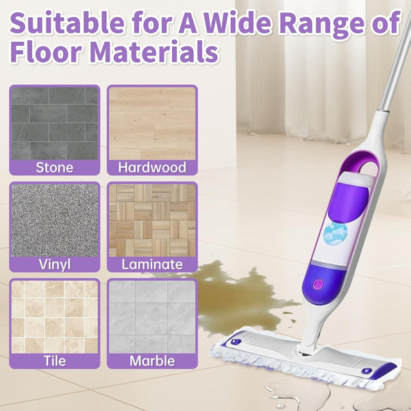 LOVECO 15 Pack Disposable Power Mop Refills Pads Compatible for Swiffer Powermop Multi-Surface Mop, Power Mop Pads Repalcement for Floor Cleaning