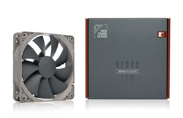 Noctua NF-P12 Redux-900, Ultra Quiet Silent Fan, 3-Pin, 900 RPM (120Mm, Grey)