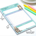 T MARIE Daily to Do List Notepad - 50 Sheets 5.5 X 8.5â Productivity Task Planner and Habit Tracker Pad - Cute Otter Gift Idea and Office Supplies