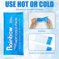 Soft Ice Packs Reusable Gel Pack 2, Hot and Cold Gel Ice Packs for Injuries, Headaches, Joint Pain Relief, Comfort Ice Pack Flexible Therapy on