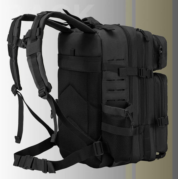 50L Military Tactical Backpack for Men,Water Resistant Day Backpack Molle Army 3 Days Assault Pack Bug Out Bag,Heavy Duty Hiking Treeking Rucksack