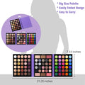 UCANBE Eyeshadow Palette with 15Pcs Brushes Makeup Set, Pigmented 86 Colors Make Up Sets Valentine's Day Gift, Matte Shimmer Glitter Eye Shadow