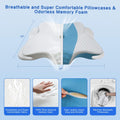 Pain Relief Cervical Pillow for Neck Support,Adjustable Ergonomic Pillow Cozy Sleeping,Odorless Orthopedic Memory Foam Pillows,Contour Bed Pillow