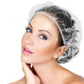 30Pcs Disposable Shower Caps-Multi-Purpose Thickening Elastic Bath Cap Plastic Waterproof Clear Shower Cap Bath Shower Caps Women Spa,Men Hair