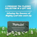 Mighty Leaf Tea Bags Spring Sampler Assortment (40 Silk Bags) Organic (8 Flavors), Tropical, Chamomile Citrus, Earl Grey, Vanilla Bean, White