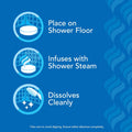 Vicks, VapoShower Plus, Shower Steamers, Eucalyptus Shower Steamer & Menthol Scent, Clean Dissolving Vapor Shower Tablets, Aromatherapy Shower