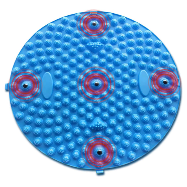 Foot Massager Mat, Manual Massage Tool with Magnetic Therapy Acupressure Disc for Feet Relaxation, Foot Relieve Stress T