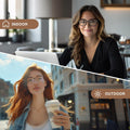 Blue Light Glasses for Woman Men | 99% Blue Light Blocking Glasses | Computer Glassess | Night Driving | Gaming | TV Phone Screen Reader Square