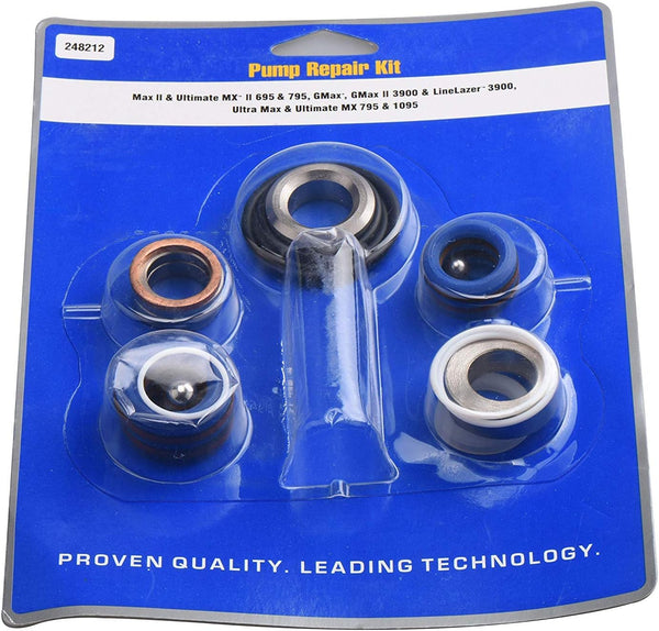 GDHXW 248212 Pump Repair Kit for Graco 695 795 3900 Airless Paint Sprayers Aftermarket