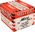Milton 500-4 1/8"-27 NPT Dual Air Chuck Head Replacement - Box of 10