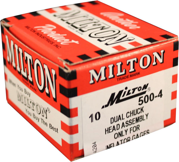 Milton 500-4 1/8"-27 NPT Dual Air Chuck Head Replacement - Box of 10