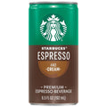 Starbucks - RTD Coffee Espresso and Cream, 6.5Oz Cans (12 Pack) (Packaging May Vary)