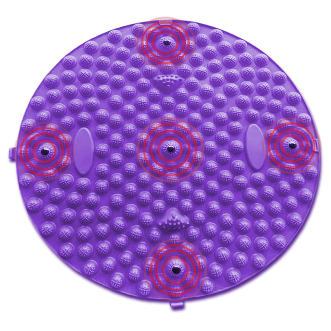 Foot Massager Mat, Manual Massage Tool with Magnetic Therapy Acupressure Disc for Feet Relaxation, Foot Relieve Stress T