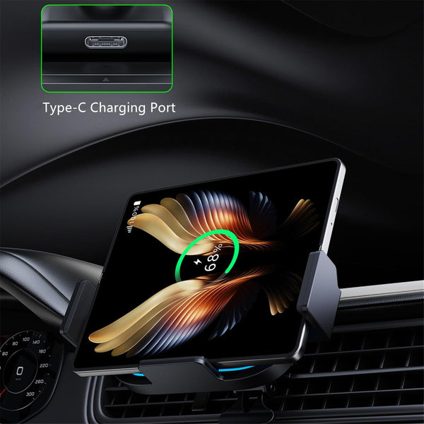 Wireless Car Charger for Samsung Galaxy Z Fold 6/5/4/3, 15W Fast Charging Car Mount, Car Accessories, Air Vent Charging Car Phone Holder for