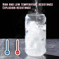 Drinking Glasses with Bamboo Lids and Glass Straw 4pcs Set - 16oz Glass Cups, Iced Coffee Glasses, Cute iced Tea Glasses, Beer Glasses, Ideal for