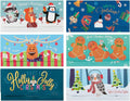 Sustainable Greetings 36 Pack Christmas Money Holders for Cash, Money Holders for Christmas Gifts, Holiday Cards with Envelopes, 6 Holiday Designs