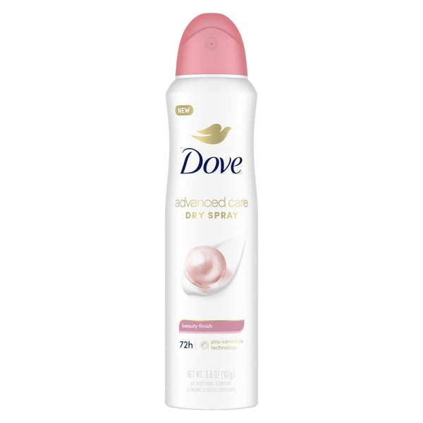 Dove Advanced Care Antiperspirant Deodorant Spray Beauty Finish to Help Skin Barrier Repair after Shaving by Boosting Skin'S Ceramide Levels