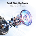 INSMY C12 IPX7 Waterproof Shower Bluetooth Speaker, Portable Small Speaker, Speakers Bluetooth Wireless Loud Clear Sound Support TF Card Suction
