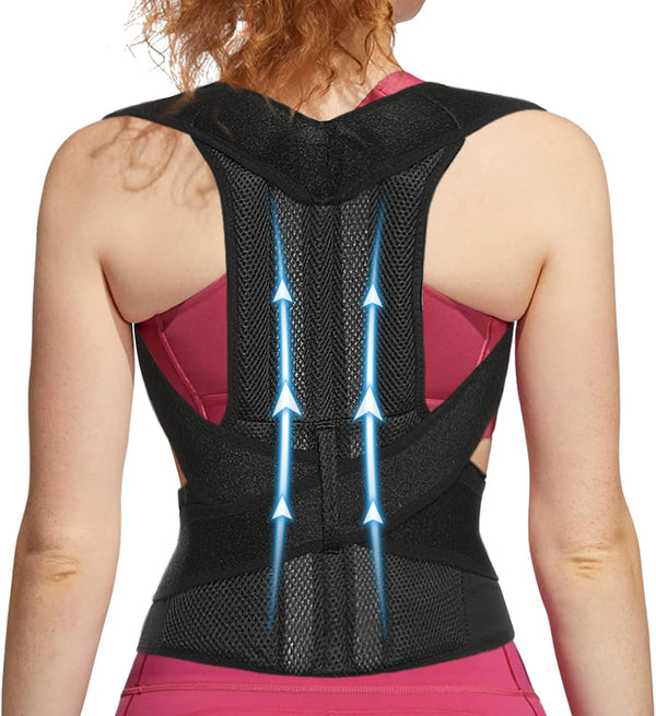 Back Brace for Women Men Posture Corrector Improve Posture Lumbar Support Shoulder Lower Upper Back Pain Relief
