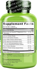 NATURELO Sleep Aid - with Melatonin, Magnesium, GABA, Valerian Root, Lemon Balm, Chamomile Herbal Extracts - Plant-Based Sleeping Aid - 60 Vegan