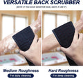 Exfoliating Back Scrubber for Shower, Double-Sided Back Scrub Washcloth with Handles for Use in Shower, 38 Inches Body Exfoliator Bath Tool to