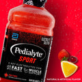Pedialyte Sport Electrolyte Drink, Fast Hydration with 5 Key Electrolytes for Muscle Support Before, During, & after Exercise, Fruit Punch, 1