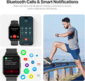 Smart Watch, 1.83" HD Smartwatch for Men Women (Answer/Make Calls), Fitness Watch with 100+ Sport Modes, IP68 Waterproof/Heart Rate/Sleep Monitor,